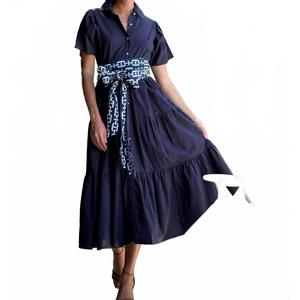 NEW JUST DARVINY mary poppins dress in navy